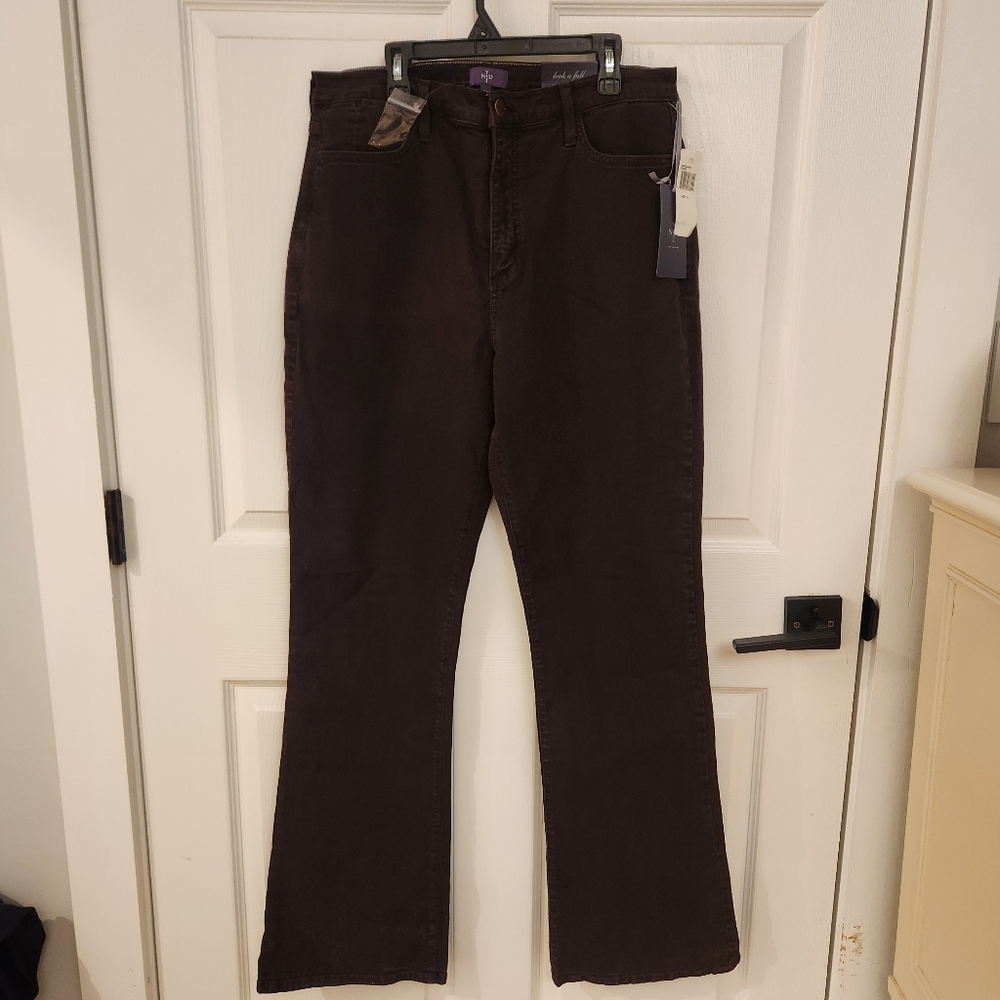 Not your daughter's jeans dark purple boot cut pants NYDJ new with tags